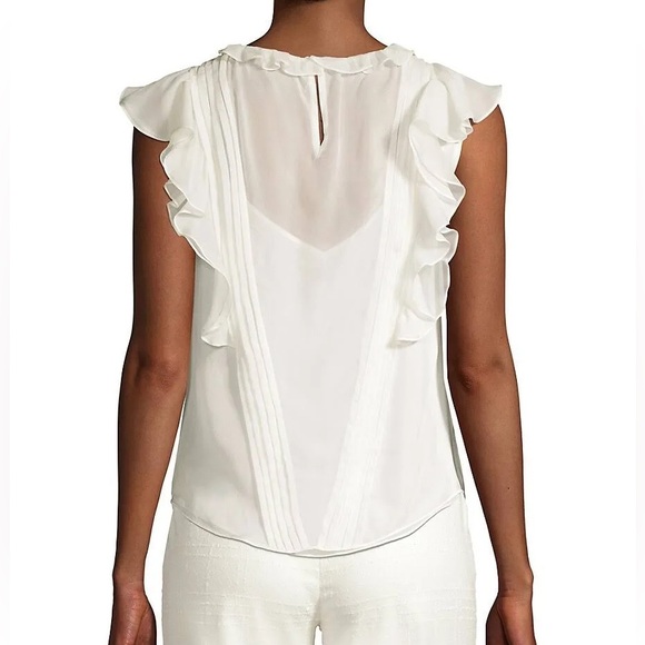 Rebecca Taylor Hana Applique Embroidered Top size 14 L - XL - Picture 5 of 11